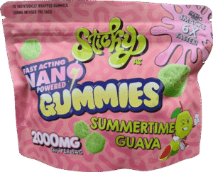 2000MG (10CT) PREMIUM NANO GUMMIES (INDICA) - Summertime Guava