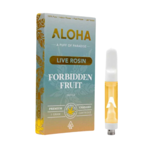 ALOHA- LIVE ROSIN FORBIDDEN FRUIT - 1 GRAM INDICA