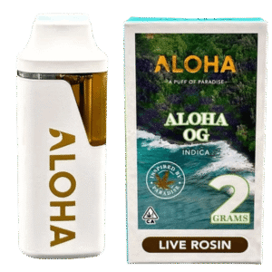 ALOHA OG 2.000 GRAM LIVE ROSIN DISPOSABLE RECHARGEABLE