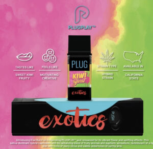 PLUG N PLAY POD - KIWI BURST EXOTIC/ SUPERLEMON HAZE
