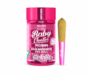 JEETER BABY JEETER ROSIN DIAMONDS GELATO PREMIUM ENHANCED PRE-ROLLS 2.5G | HYBRID