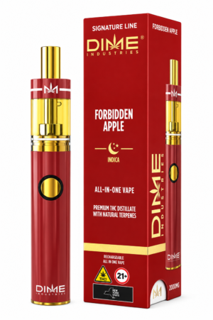 DIME Forbidden Apple 2G All-In-One Vape | Premium Indica Favorite