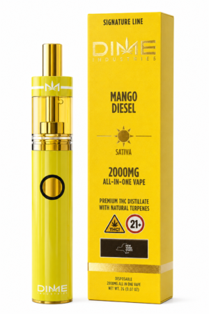 DIME Mango Diesel 2G All-In-One Vape | Premium Sativa Favorite