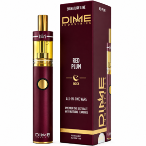 DIME ULTRA PREMIUM RED PLUM ALL-IN-ONE VAPE 1G INDICA