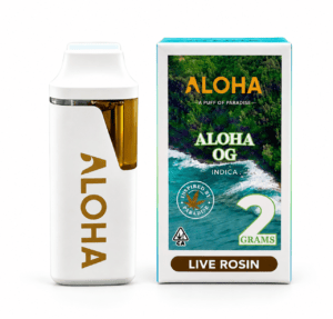ALOHA OG Indica – Premium Solventless Live Rosin 2G All-in-One Vape