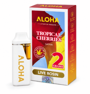ALOHA Tropical Cherries Sativa | 2G Live Rosin All-in-One Vape