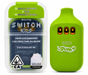 Boutiq Switch 2G Liquid Live Diamonds Triple Tank | Maui Wowie / OZK / Mango Kush