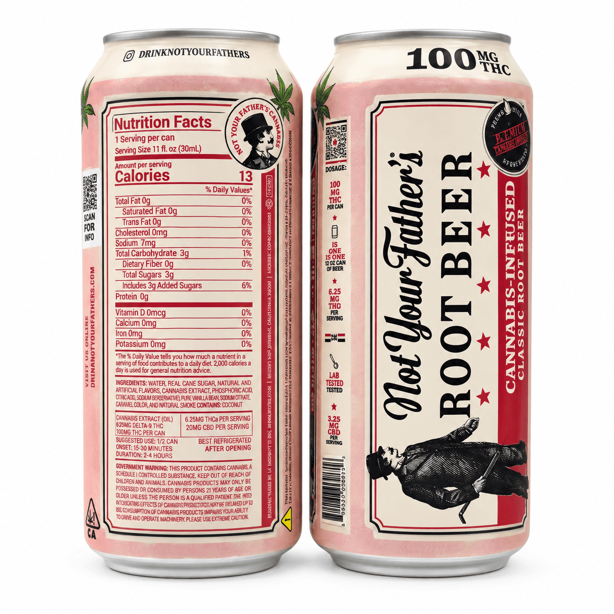 NOT YOUR FATHER’S ROOT BEER 100MG THC | PREMIUM CANNABIS-INFUSED ROOT BEER