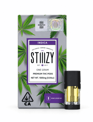 STIIIZY King Louis XIII Indica – Premium 1G THC Pod | 86.24% THC