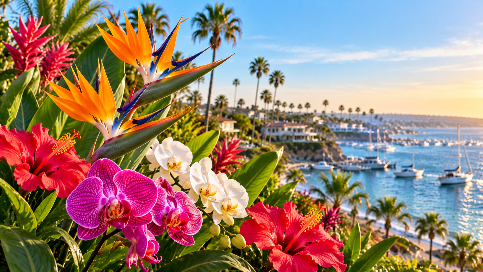 Exotic flower in Newport Beach